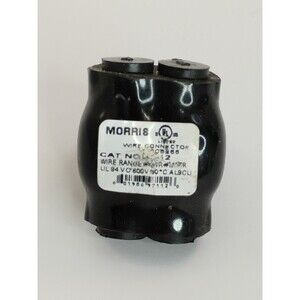 MORRIS Black 3 Port Insulated Wire Connector CAT#97553